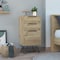 Tuhome Augusta Light Dresser, Hairpin Legs, Superior Top, Three Drawers, Light Oak CLD7038 - alternate 3